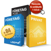 Loopia Privat- och Företagspaket